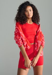 Next REGULAR FIT - SEAMLESS ACTIVE SHORT SLEEVE - T-shirt basic - red