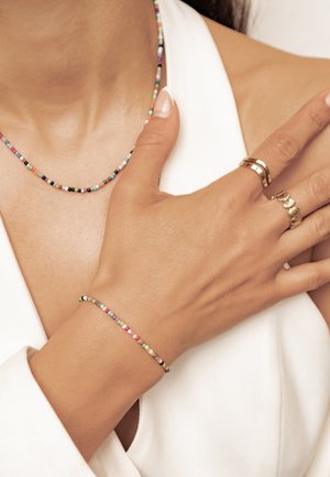 Hey Happiness, MULTICOLOR BEAD - Halskette - gold-coloured
