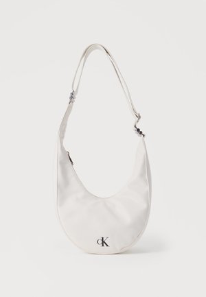 BUCKLE CONVERTIBLE SMALL HOBO - Τσάντα χειρός - white alyssum
