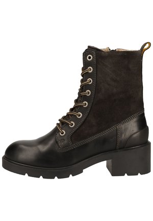 Schnürstiefelette - black c