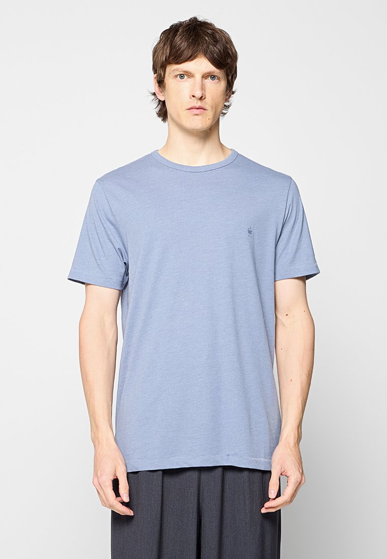 French Connection T-shirt basic blauw gemêleerd French Connection T-shirt basic blauw gemêleerd