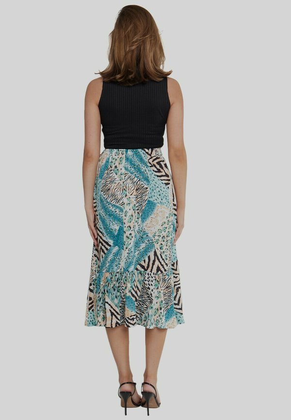 MIX ANIMAL PRINT MIDI - A-line skirt - multi2