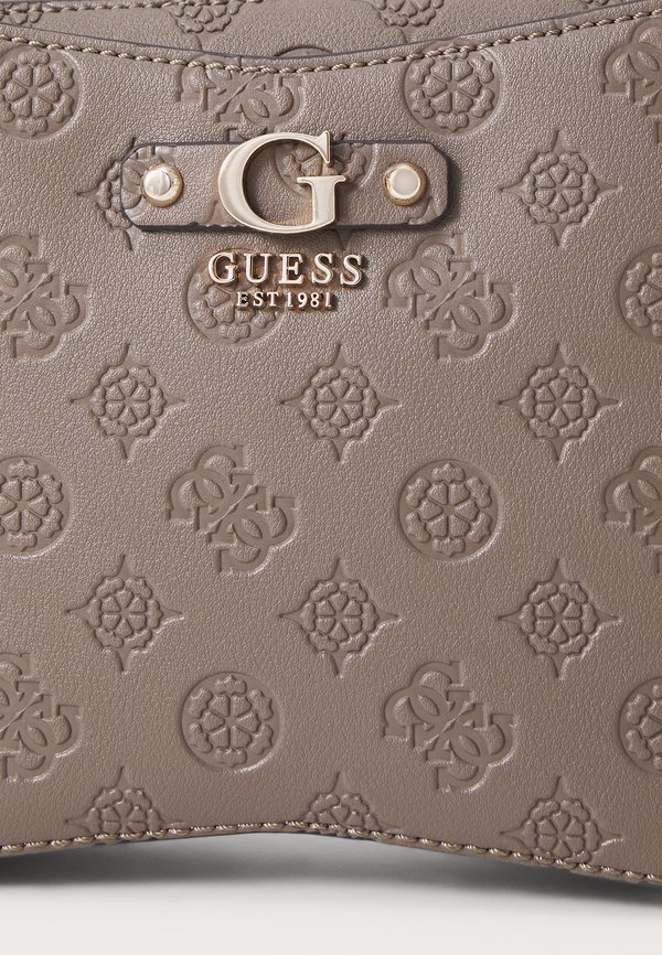 GERTY CROSSBODY TOP ZIP - Cross body bag - dark taupe3