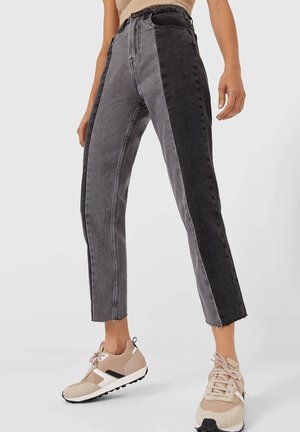 Straight leg jeans - black