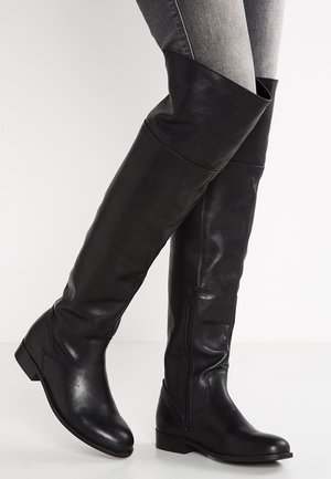 Over-the-knee boots - black