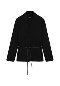 LONG WITH BELT - Kofta - black