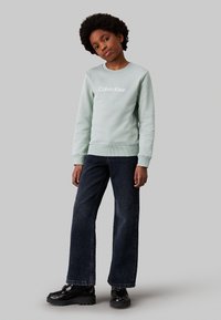 Calvin Klein Jeans LOGO REGULAR UNISEX - Sweater - jadeite