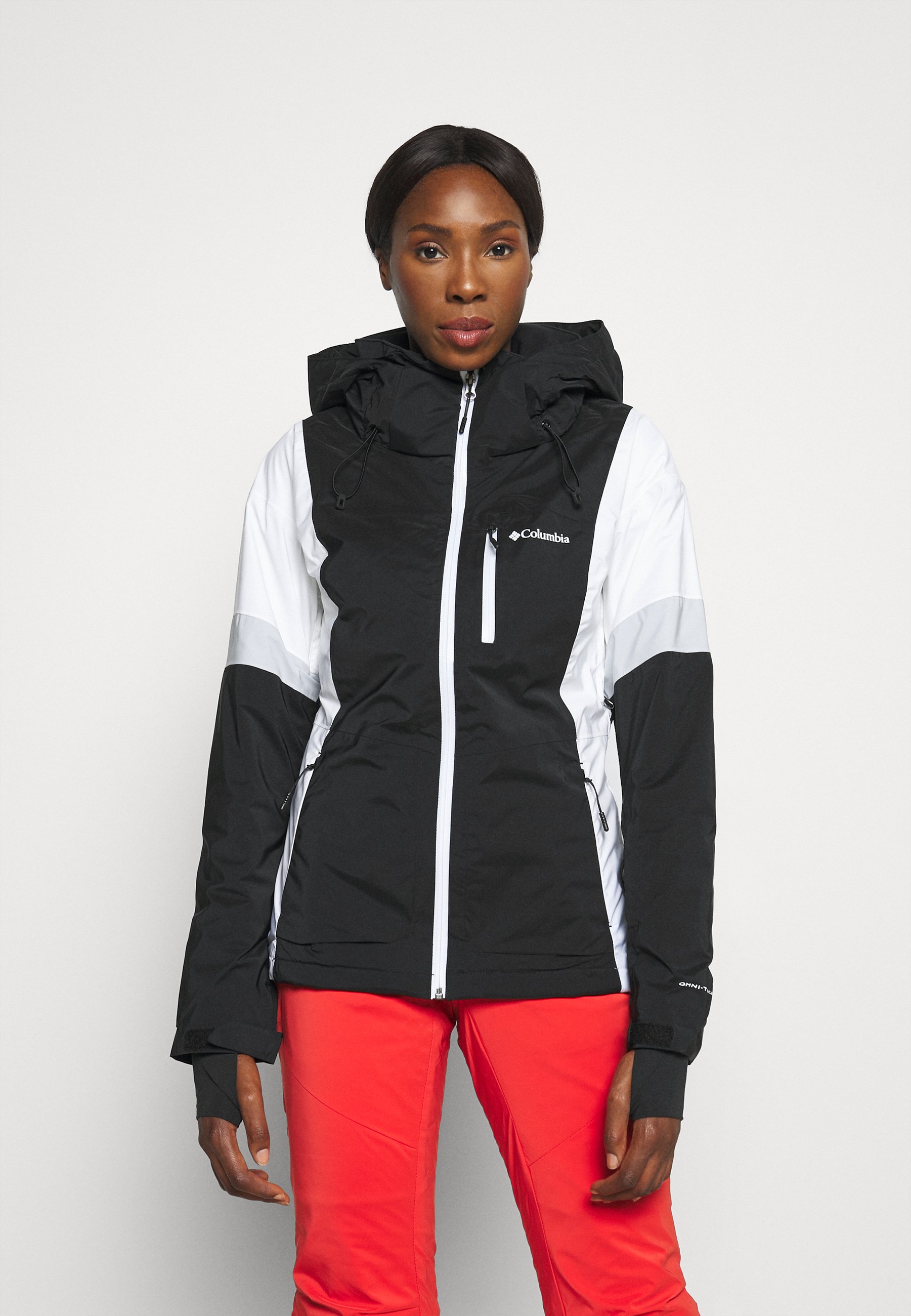 columbia white ski jacket