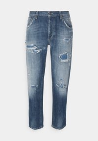 PANTALONE BRIGHTON - Traperice ravnih nogavica - blue