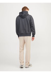 Jack & Jones PREMIUM JPRBLUHARVEY ZIP HOOD UNISEX - Sweat zippé - asphalt