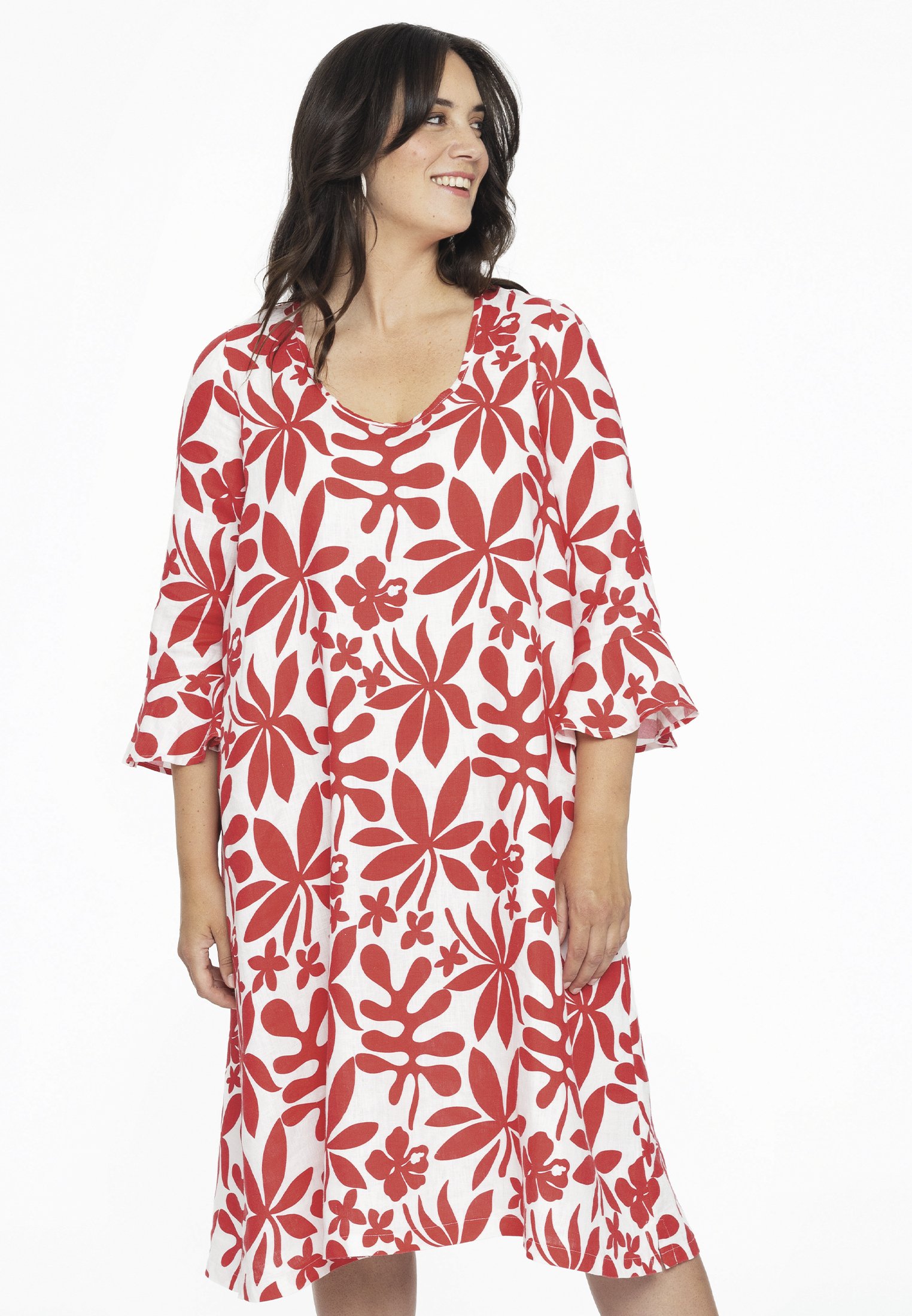 Yoek RUFFLE DETAIL - Jurk - rot/rood - Zalando.nl