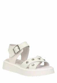 NeroGiardini Sandali con plateau - bianco