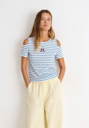 Brownie, CAMISETA CUT-OUT HOMBRO - T-shirt con stampa - azul