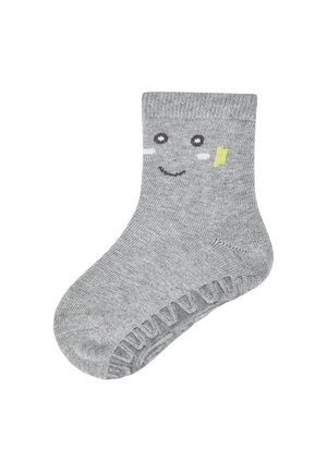 Sterntaler, FLIESEN FLITZER AIR ROBOTER MIT DURCHBROCHENER ANTI-RUTSCH-SOHLE UNISEX - Socks - grau meliert