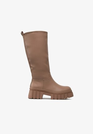 DeeZee, DEEZEE KNEE‑HIGH BOOTS ZAL90099Y-3 - Kotníkové boty na platformě - brown