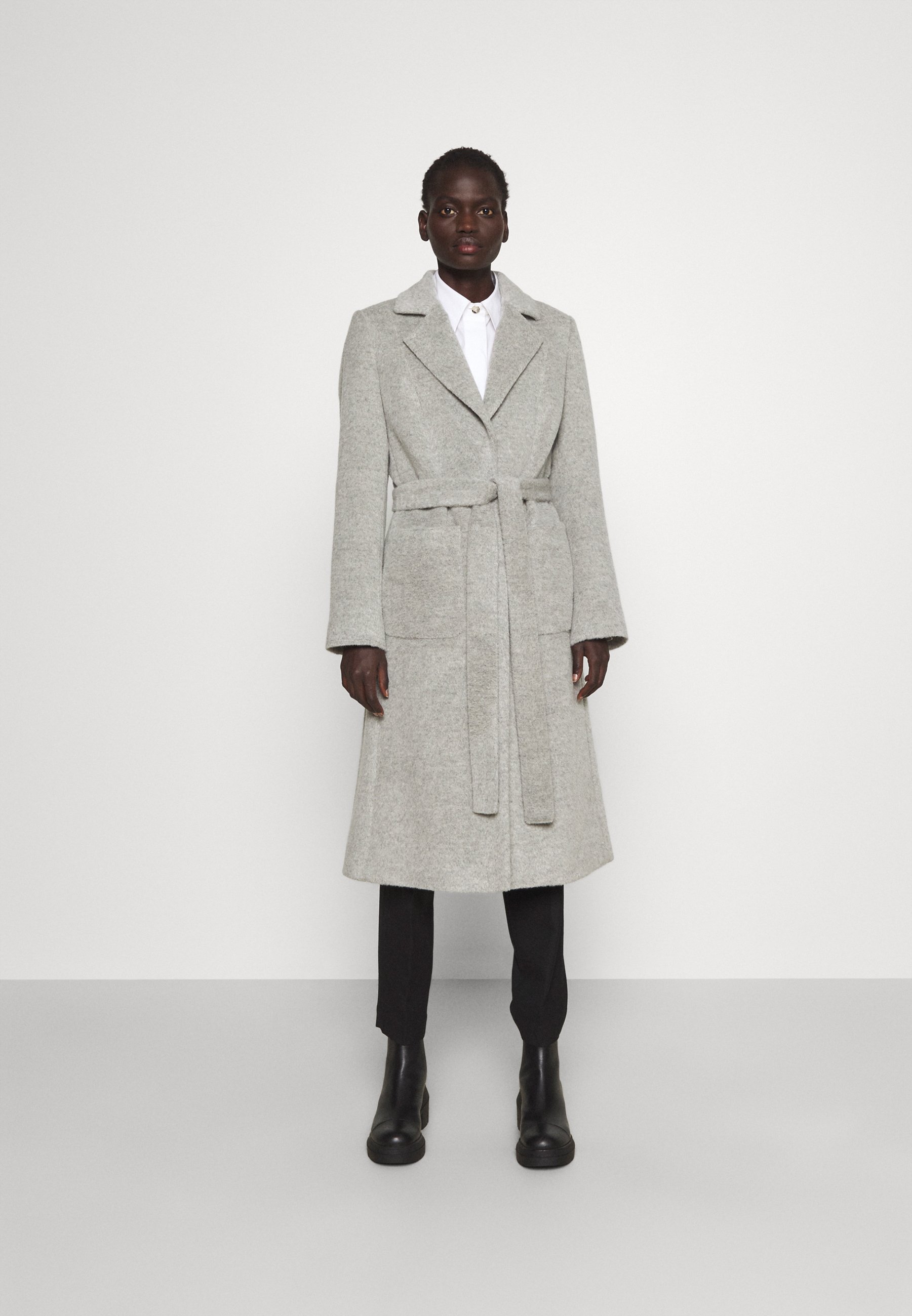 HUGO MESUA - Classic coat - medium grey 