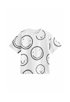 Next ALL OVER SHORT SLEEVE - REGULAR FIT - T-shirts print - white black