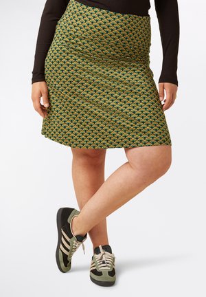 King Louie A-line skirt - spruced green