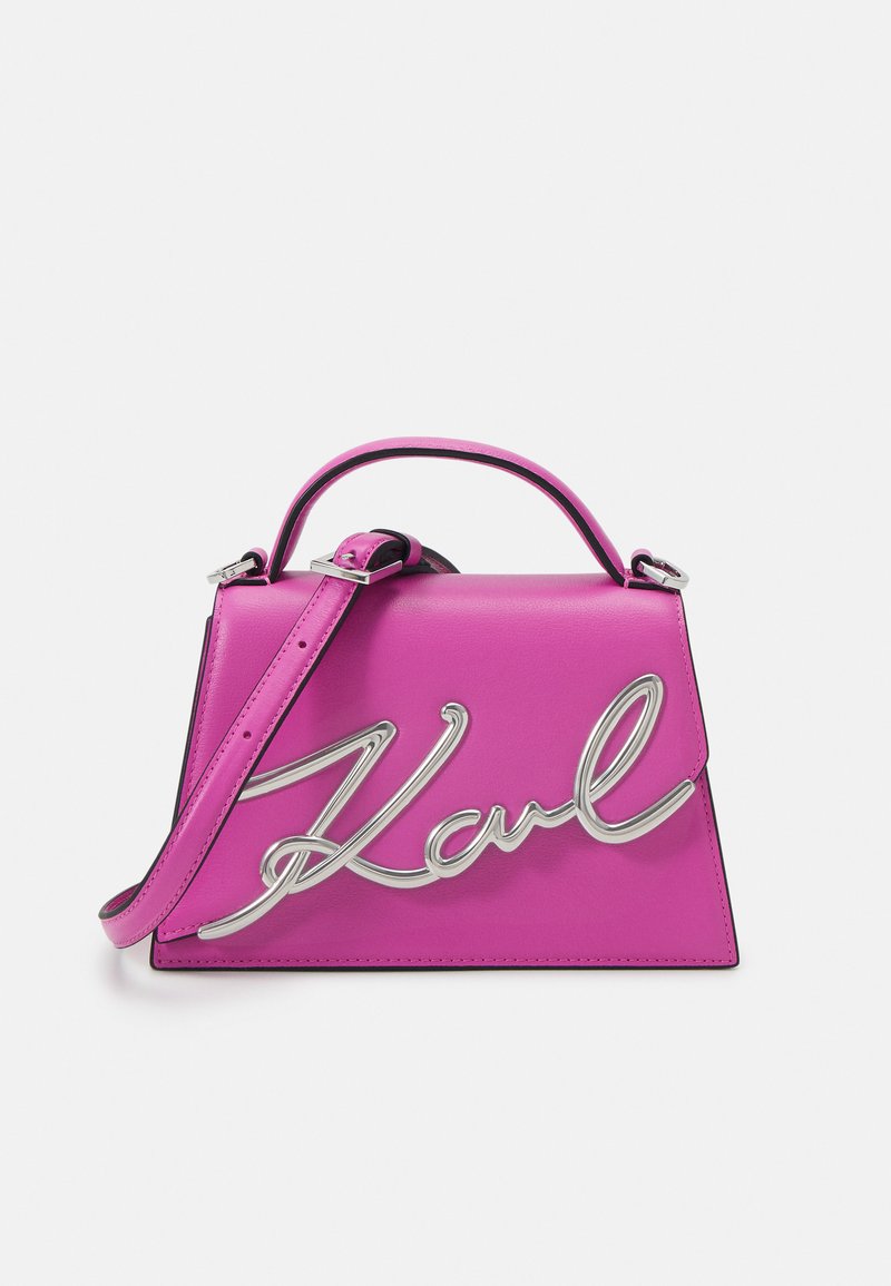 KARL LAGERFELD SIGNATURE - Borsa a mano - lotus pink