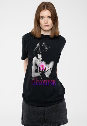 Paradiso Clothing THE DOORS PSYCHEDELIC JIM - Print T-shirt - black