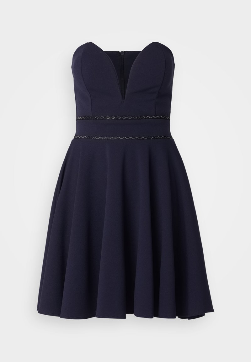 WAL G. Cocktailjurk donkerblauw WAL G. Cocktailjurk donkerblauw