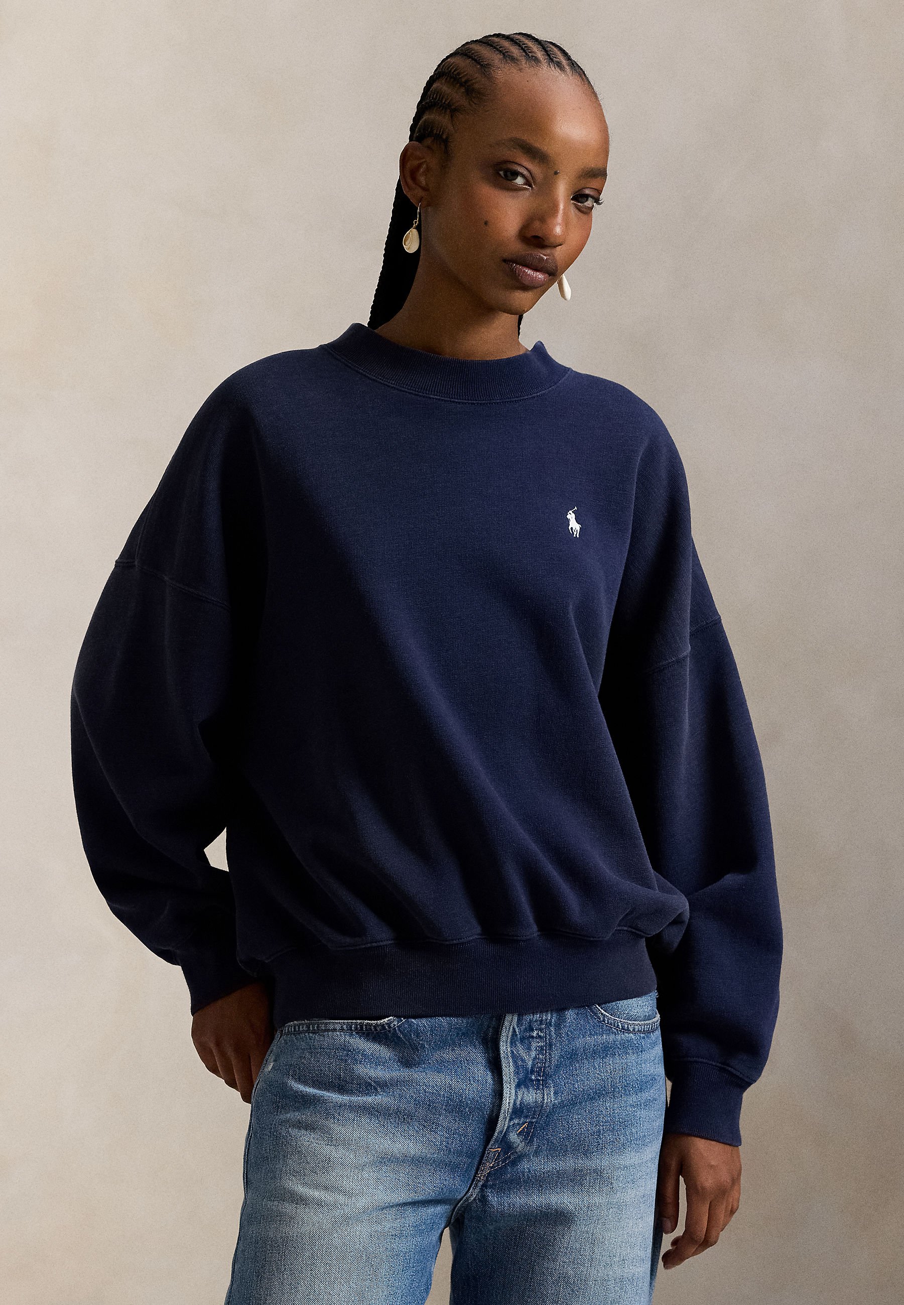 Polo Ralph Lauren OVERSIZE BACK LOGO - Sweatshirt - newport navy