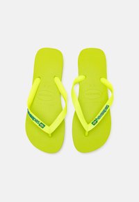 Havaianas BRASIL LOGO UNISEX T-bar sandals lime green/green