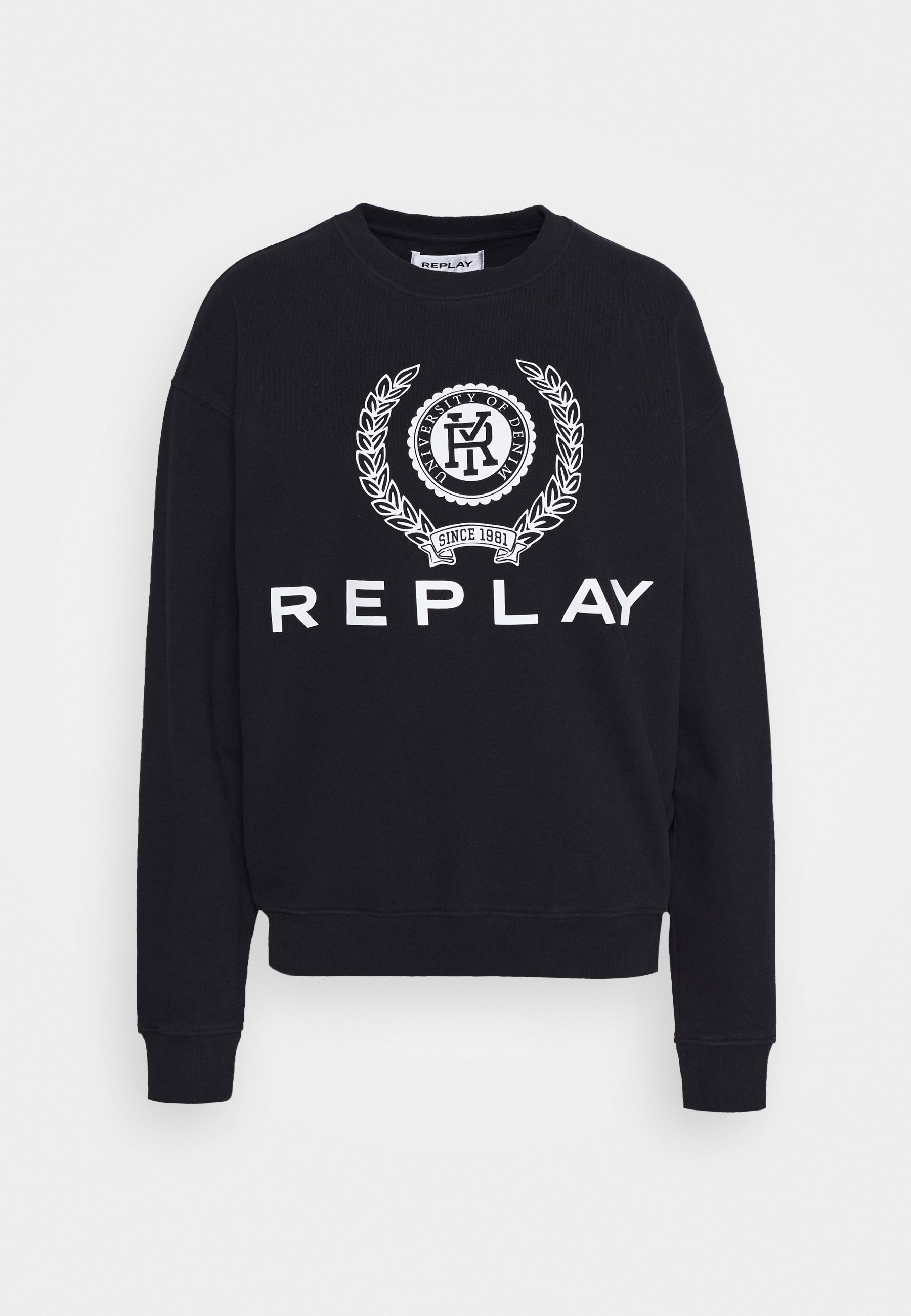 Replay Sweater off black Zalando.nl Replay Trui black Zalando.nl