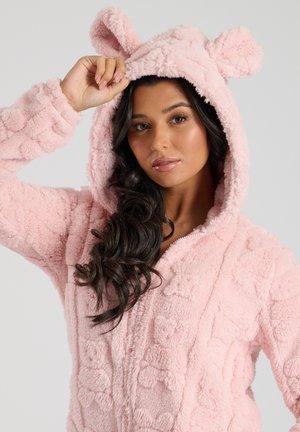 SHERPA TEDDY CUT ALL IN ONE - Pyjamas - pink