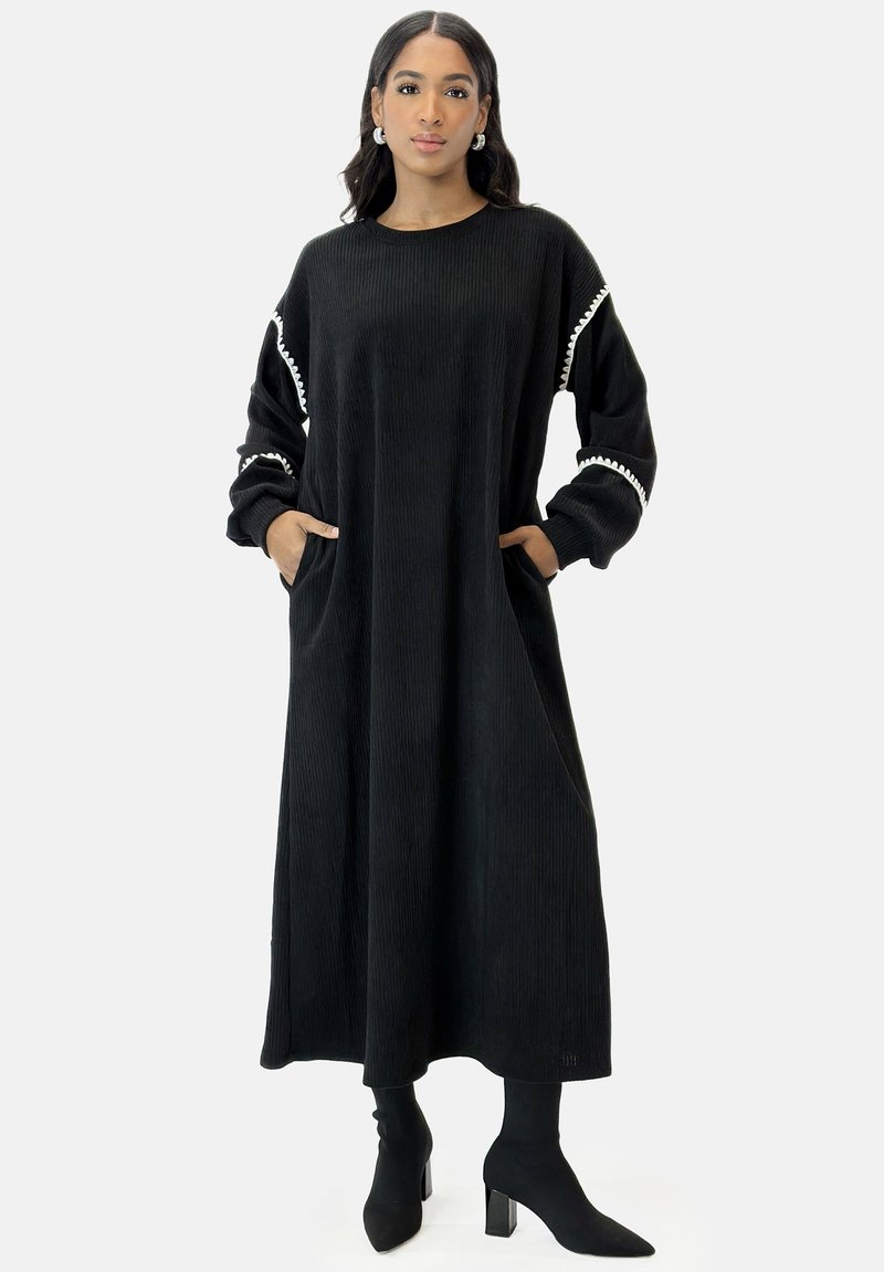Elara Vestito lungo - schwarz