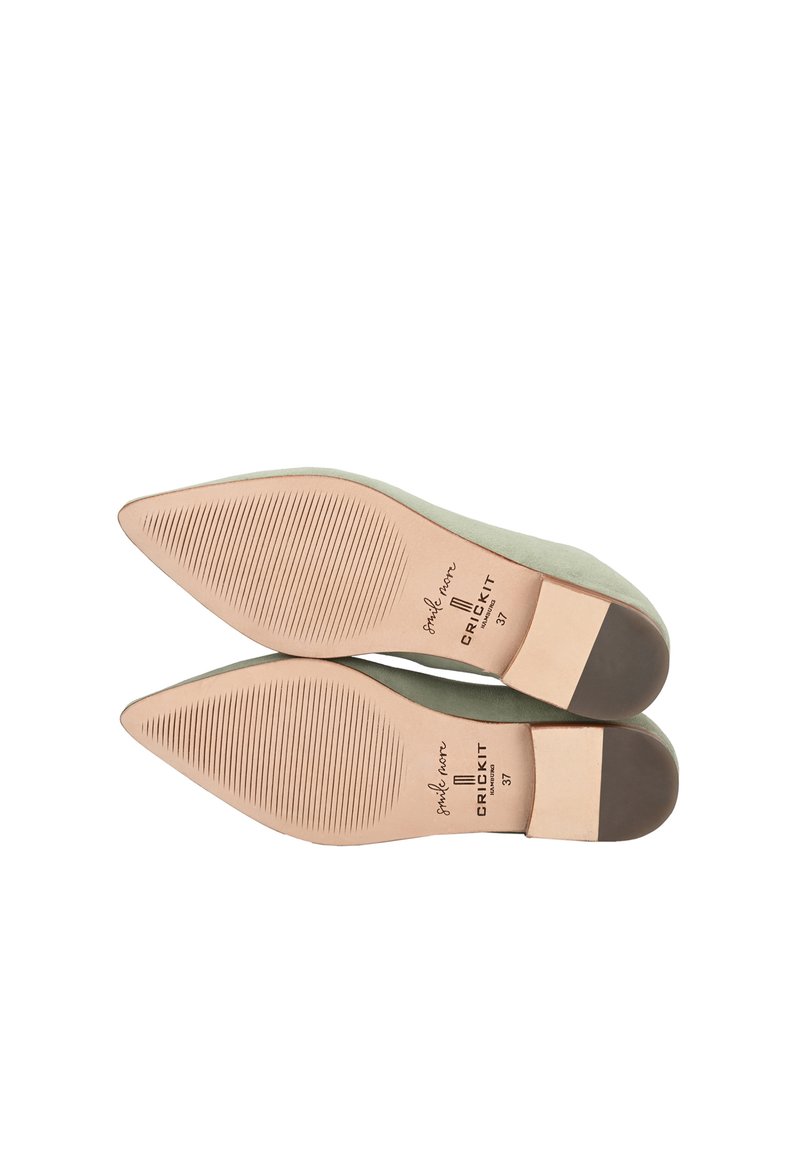 Damen Klassische Ballerinas | Crickit JAMIE Klassischer Ballerina oliv - FW92224 Damen Klassische Ballerinas | Crickit JAMIE Klassischer Ballerina oliv - FW92224