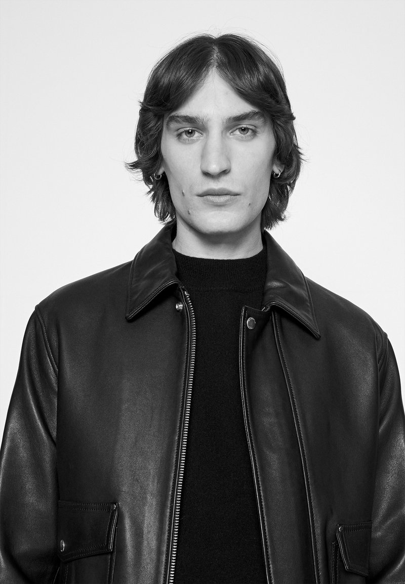 Herren Strickjacken | Les Deux ELVIN MOCKNECK Strickpullover black/schwarz - IL58153 Herren Strickjacken | Les Deux ELVIN MOCKNECK Strickpullover black/schwarz - IL58153