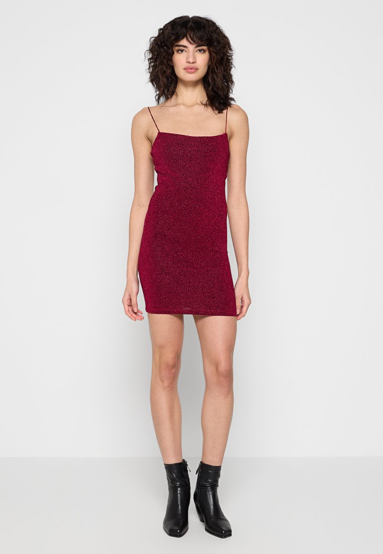 Mango Cocktailjurk rood Mango Cocktailjurk rood