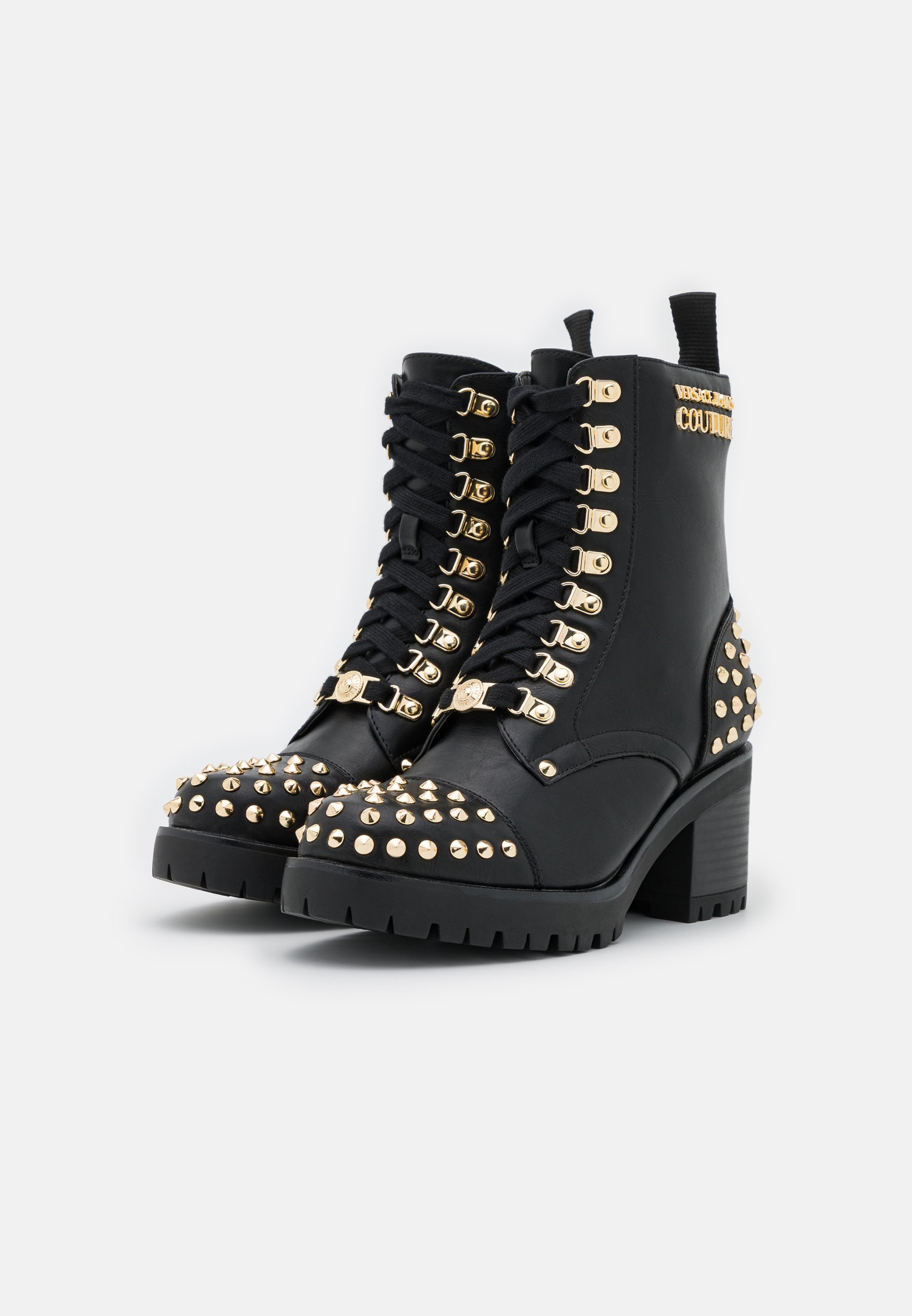 Versace Jeans Couture Stivaletti texani / biker - nero - Zalando.it