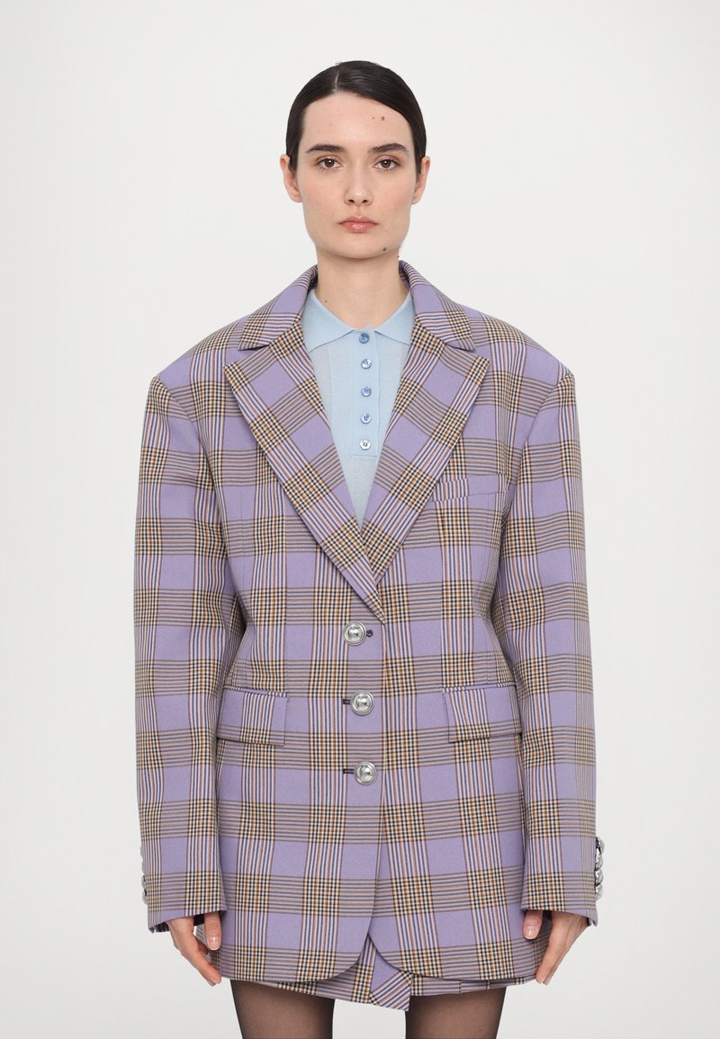 Rabanne Blazer - purple/orange/cream/blue
