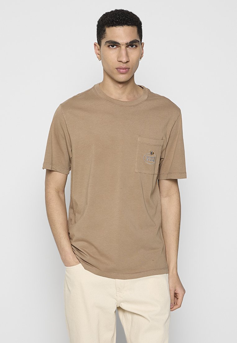 Scotch & Soda T-shirt basic lichtbruin Scotch & Soda T-shirt basic lichtbruin
