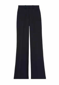 PRIYA HIGH-RISE FLARED - Pantalones - navy