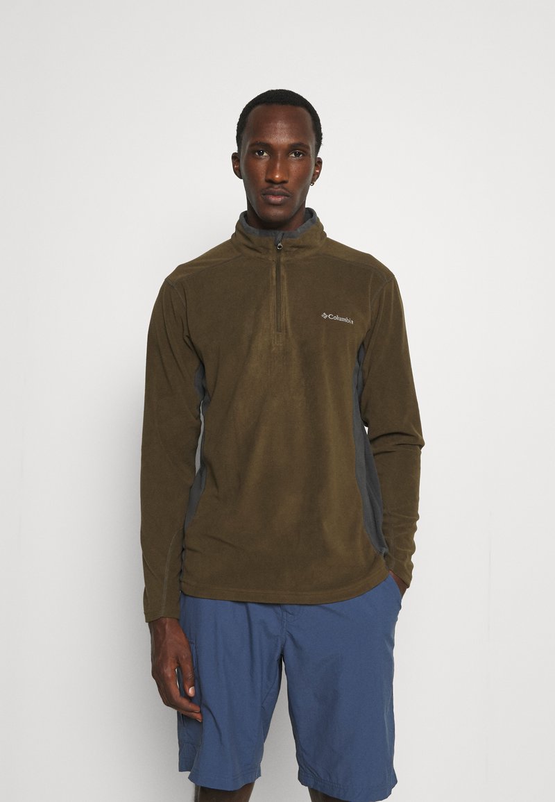 Columbia KLAMATH RANGE™ HALF ZIP - Fleecepullover - olive green/shark