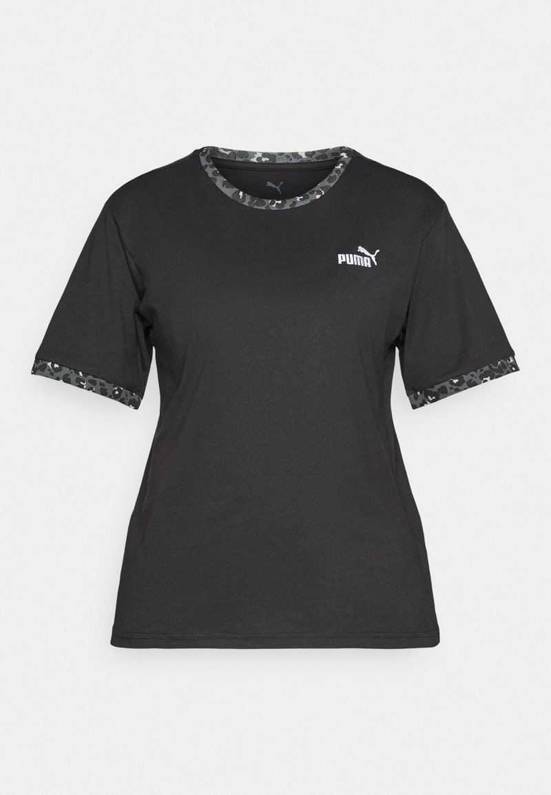 Puma T-shirt print zwart