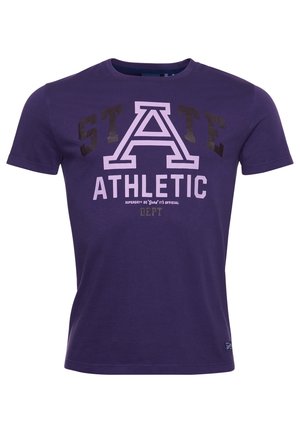 T-shirt con stampa - purple