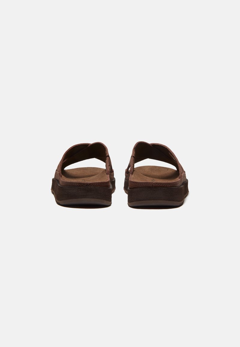 Timberland SLIDE - Pantofle - dark brown
