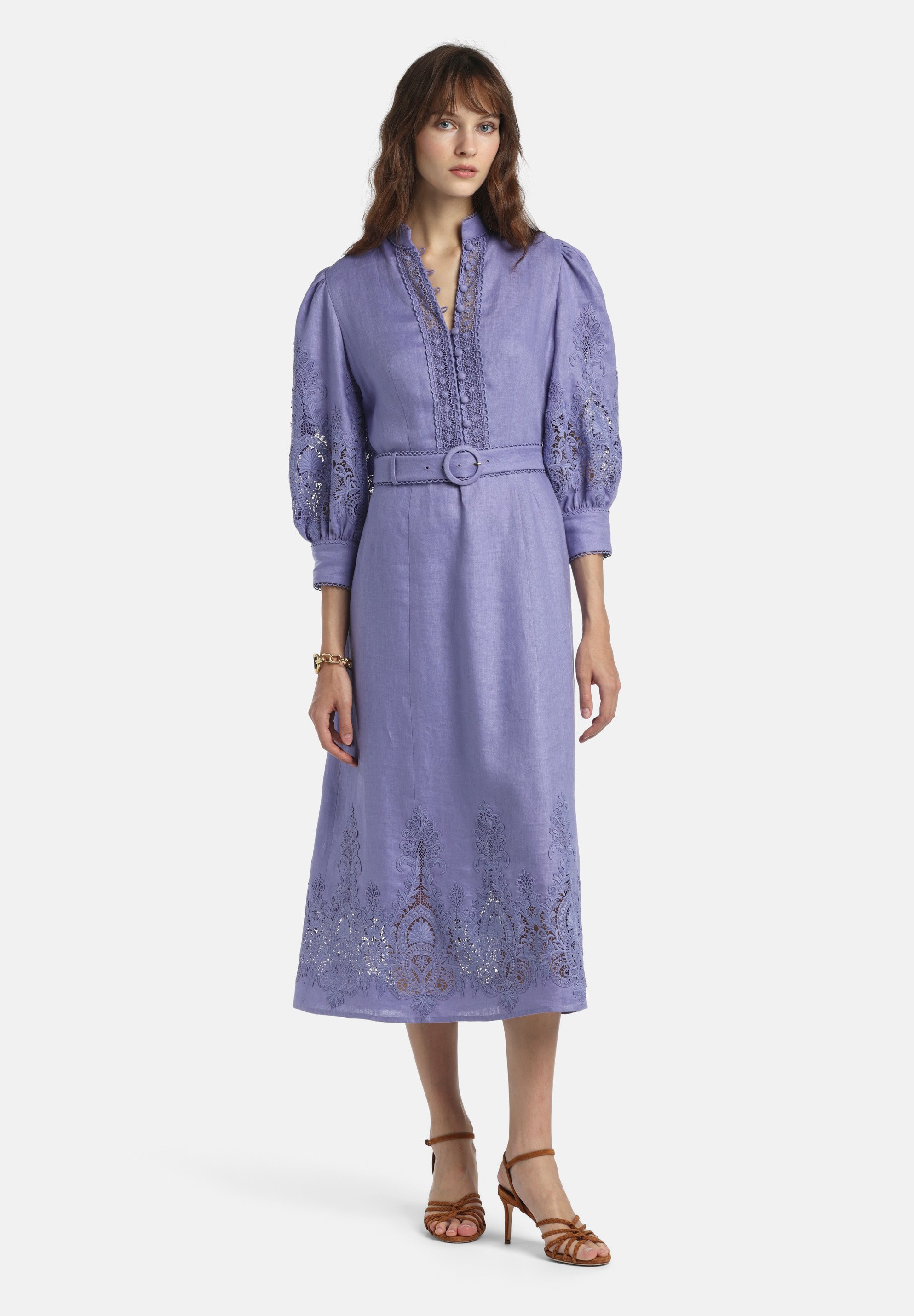 Luisa Spagnoli PROVINA - Shirt dress - pervinca/lilac - Zalando.ie
