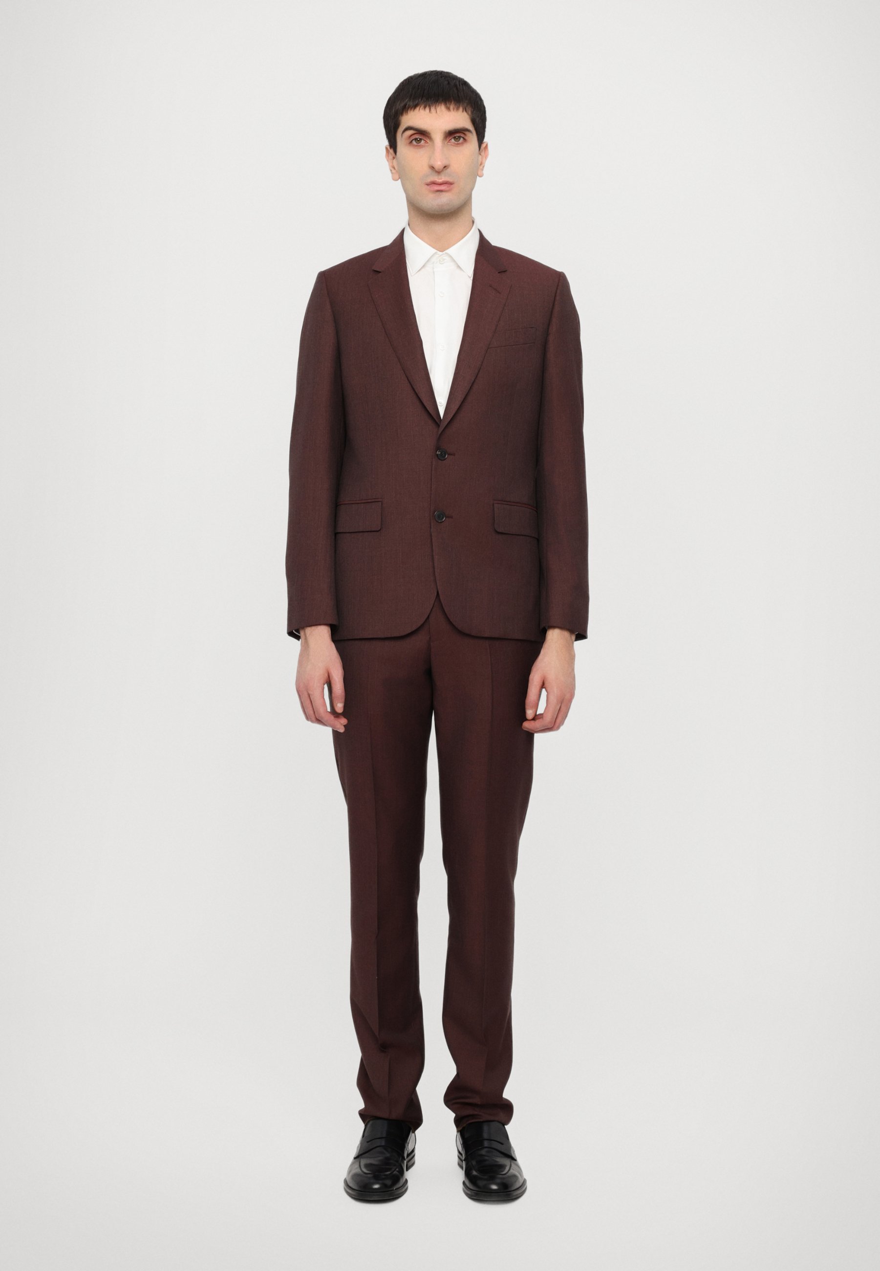 Paul Smith ポールスミス セットアップ スーツ ブラウン 茶 M〜L PaulSmith スリーピーススーツ茶L セットアップ