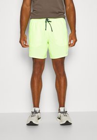 Nike Performance STRIDE - Calções desportivos - ghost green/midnight navy/silver