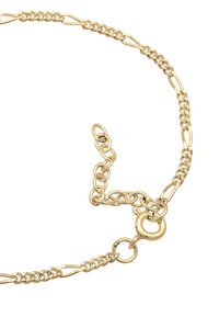 Collier en or avec des maillons allongés et un fermoir en forme de homard. Présente une finition polie et un design de longueur ajustable sécurisé.