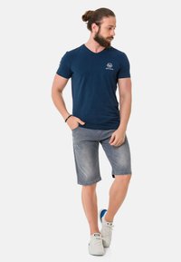 Cipo & Baxx T-Shirt print - navyblue