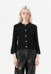 JDY JDYJANNE O NECK CARDIGAN - Cardigan - black