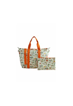 STRIPE OVERNIGHT SET - Tote bag - ecru