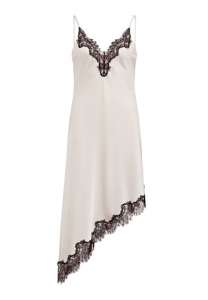 Forever New, POSIE ASYMMETRICAL SLIP DRESS - Cocktail φόρεμα / Φόρεμα για πάρτι - cream/chocolate
