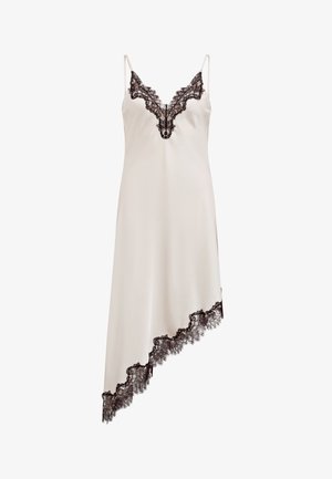 Forever New, POSIE ASYMMETRICAL SLIP DRESS - Cocktailkleid/festliches Kleid - cream/chocolate